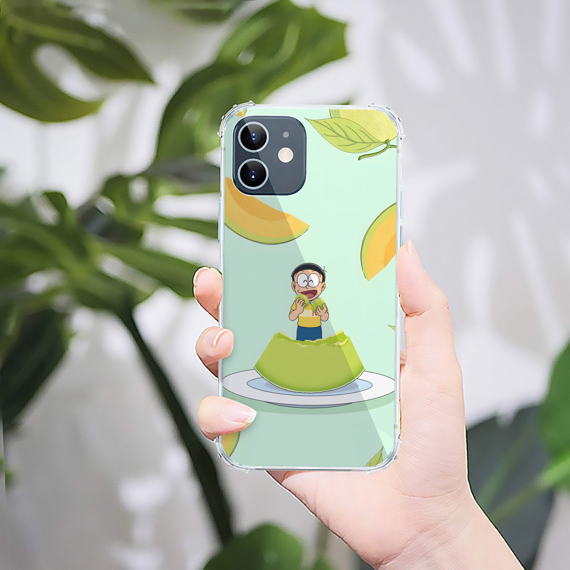 （画像用） ドラえもん Doraemon 【iPhone 12シリーズ対応】透明スマホケース（クリアソフトケース）
